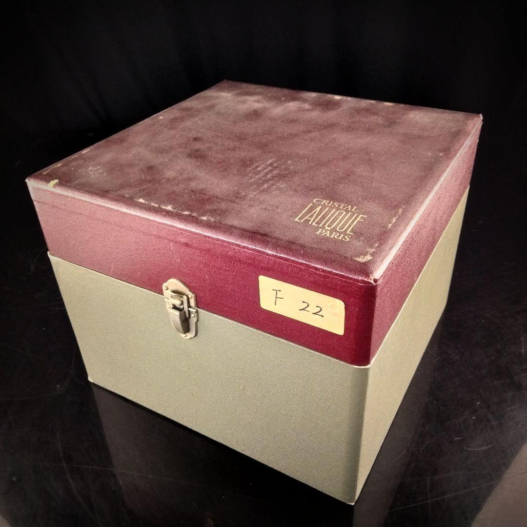 P331 ルネ・ラリック クリスタル フロストガラス 花弁 器 箱付 - メルカリ