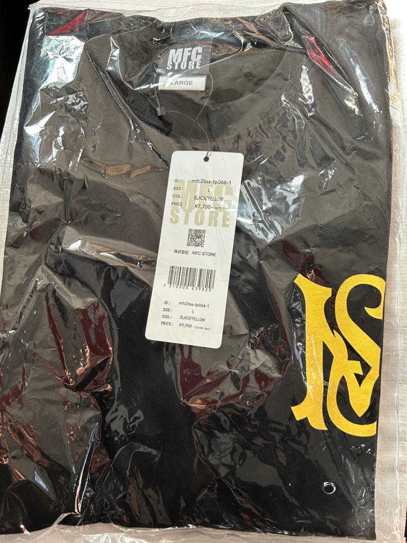 浜崎あゆみ×MFC MFC大阪店舗限定Tシャツ ブラック×イエロー L｜浜崎