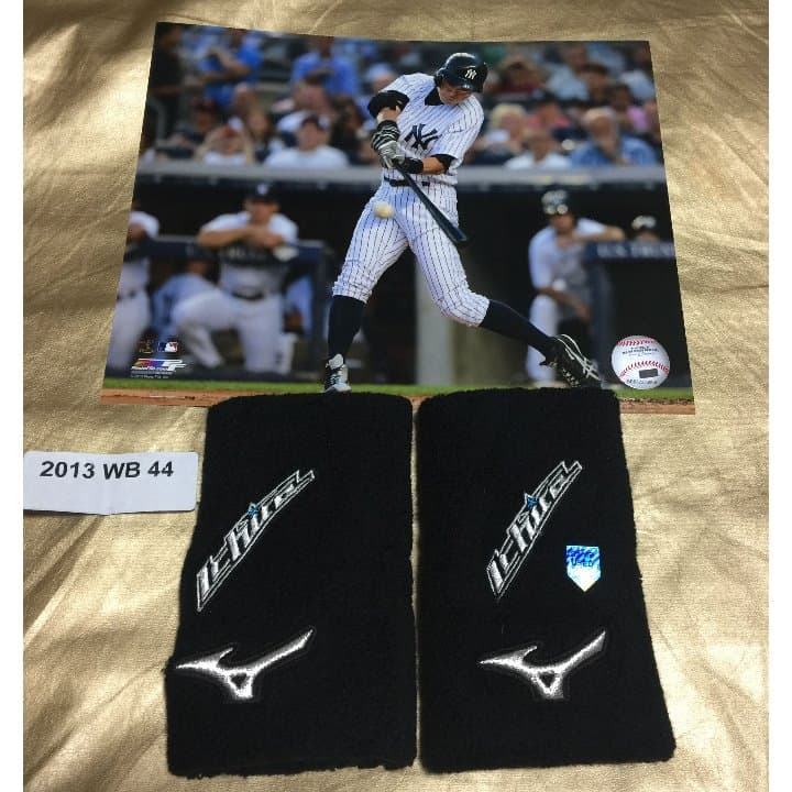 貴重！イチロー実使用リストバンド2種セット直筆サイン証明書