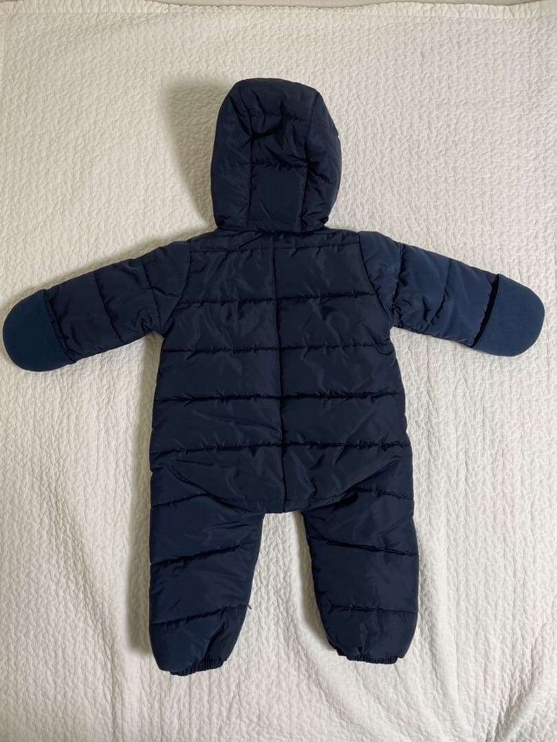 ほぼ新品【プチバトー】ネイビー ジャンプスーツ（18m／81cm）