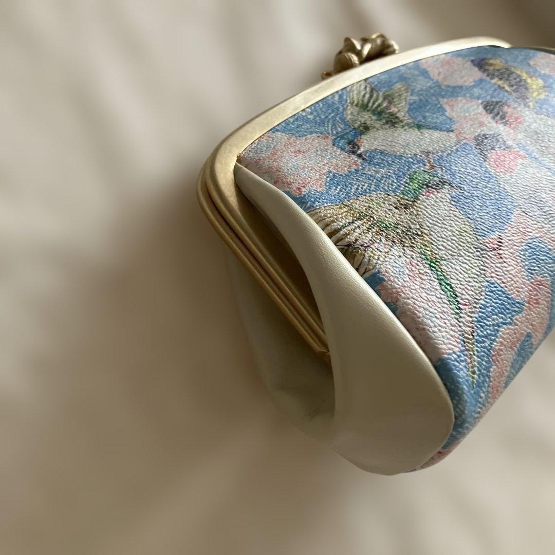 新品未使用 SAKURAYAMA 財布 鳥の声音 ウォレット がま口 鳥 トリ