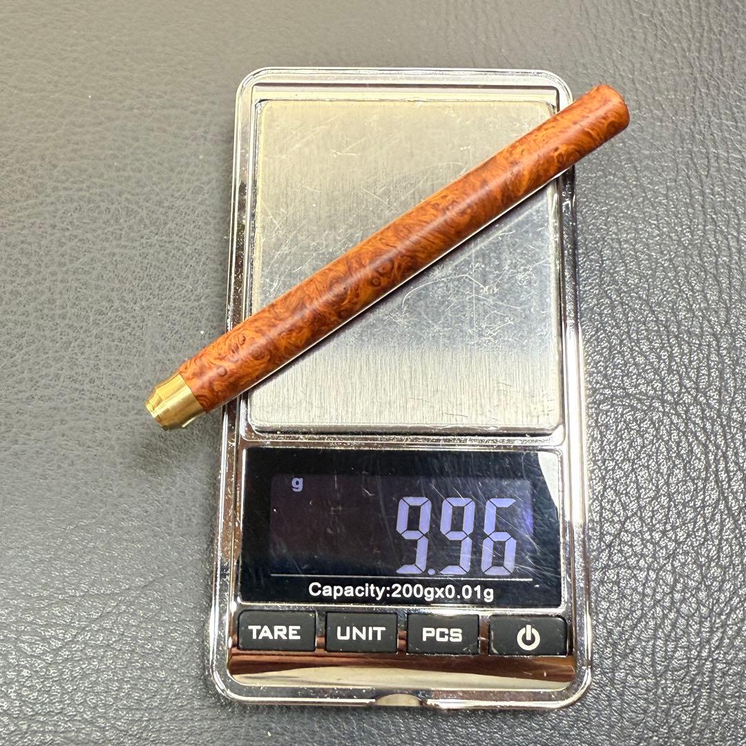 ◉プリンプリンω　147本花梨瘤PG-5用カスタム木軸　低重心ダブルR真鍮