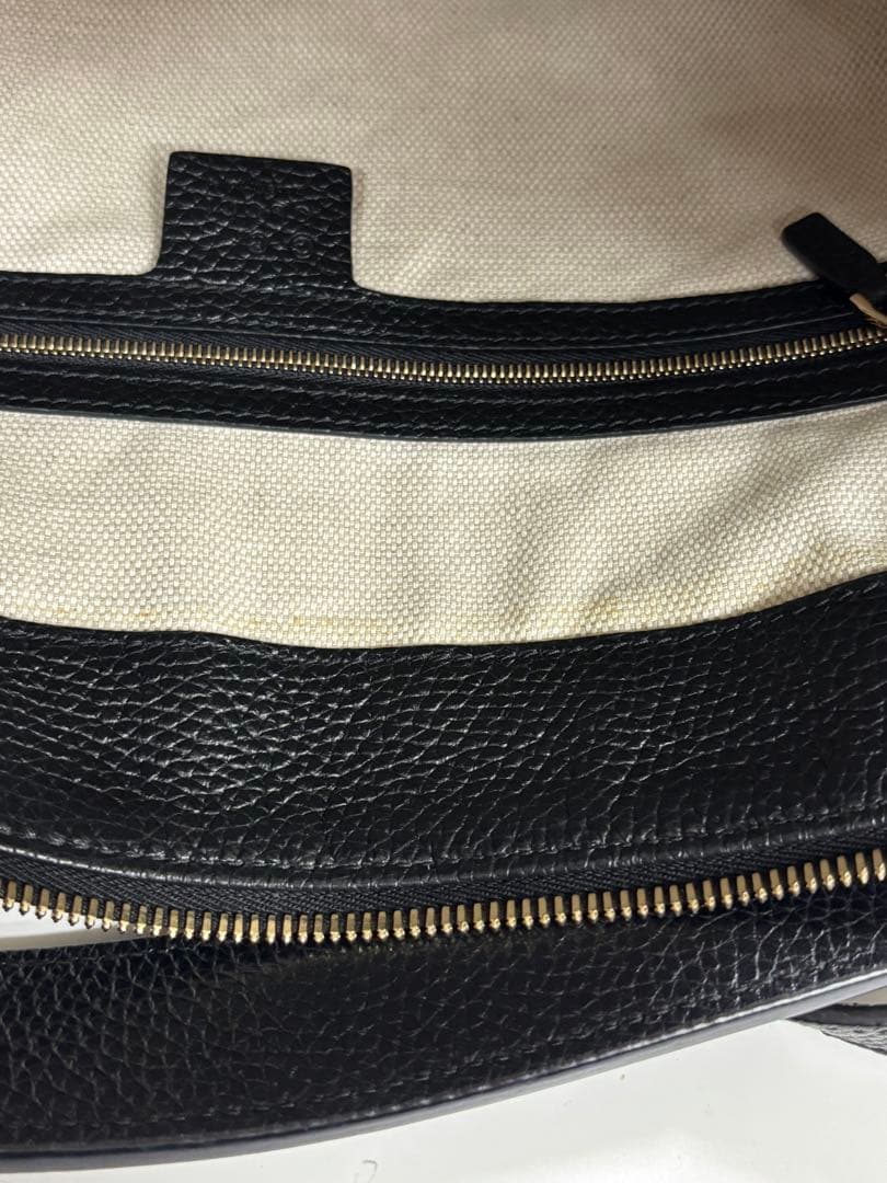 GUCCI グッチ ソーホー 2way ハンドバッグ インターロッキング G