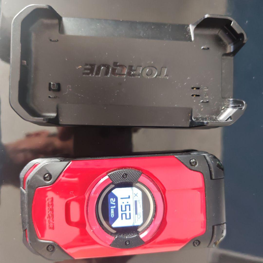 TORQUE X01 折りたたみ式携帯電話 レッドau by 京セラ