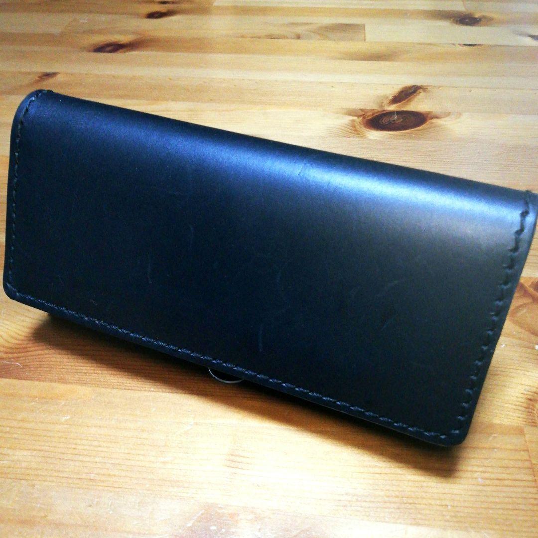 Herz ヘルツ ロング ウォレット ブラック 長財布