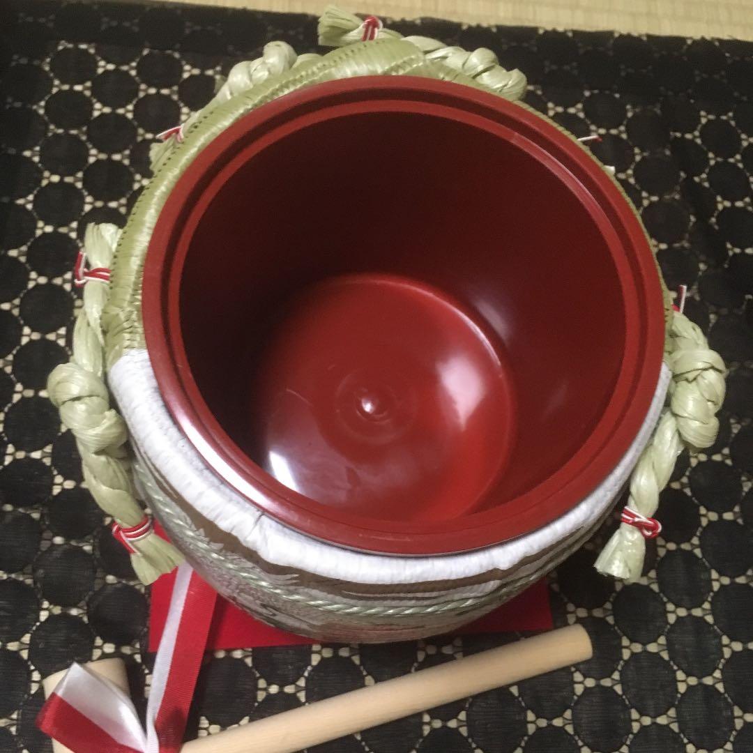 結婚式 ミニ鏡開き用 こも樽 6個セット