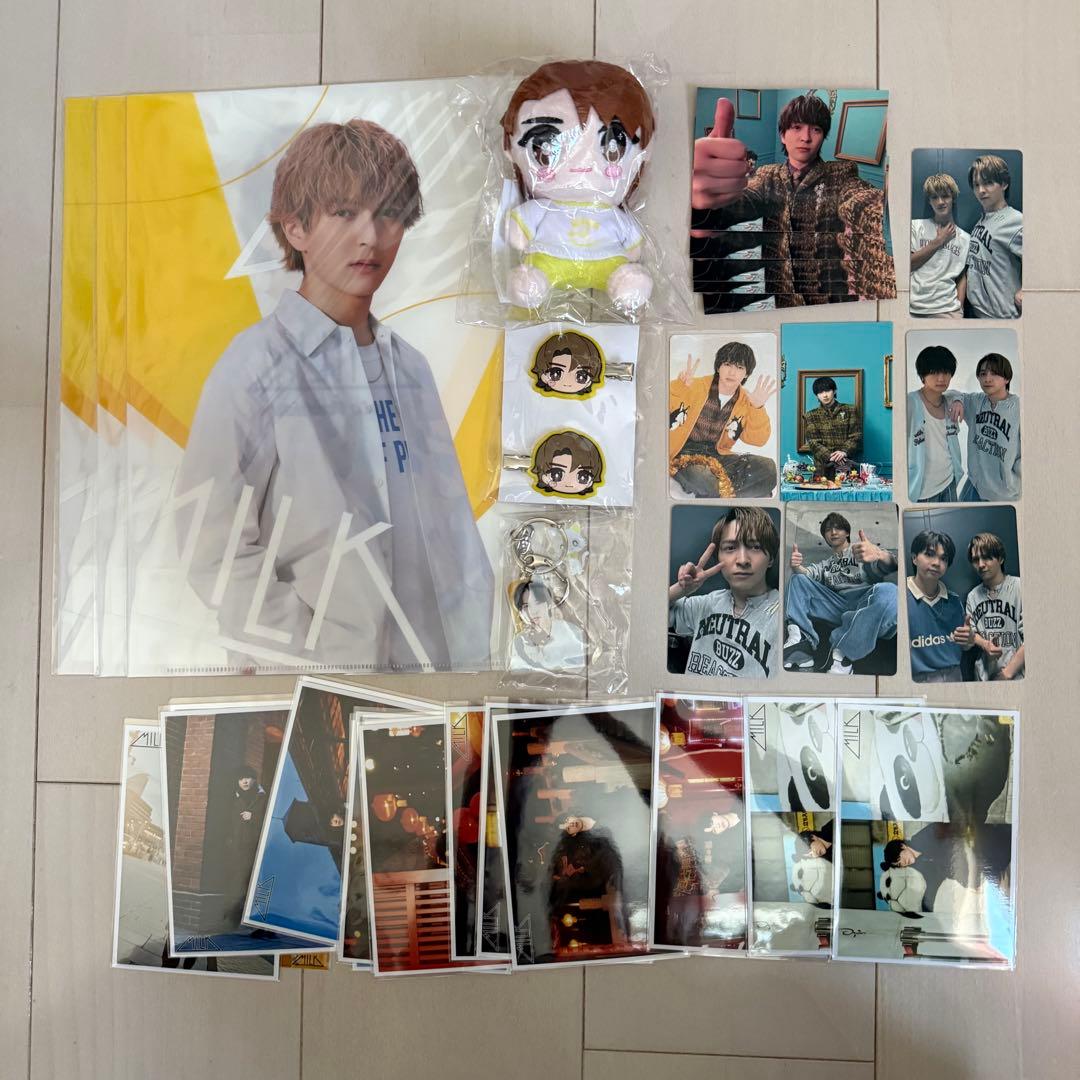 吉田仁人 まとめ売り サイン タオル ペンライト トレカ M!LK 吉田仁人