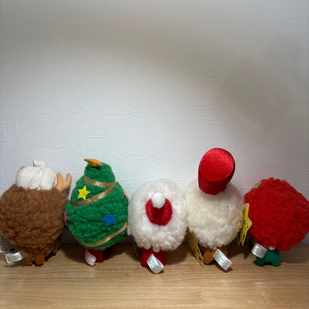 アフロ犬　ぬいぐるみ　クリスマスシリーズ