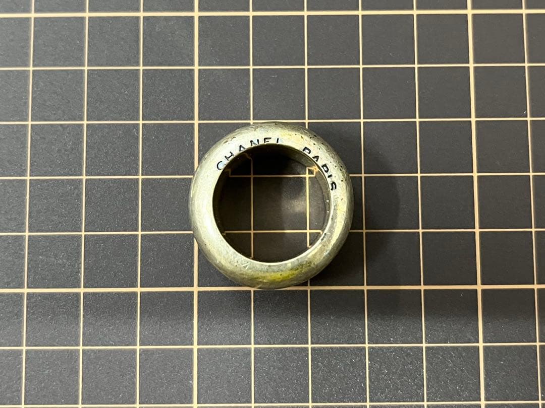 最重量級‼︎ CHANEL シルバーリング silver925 サイドロゴ