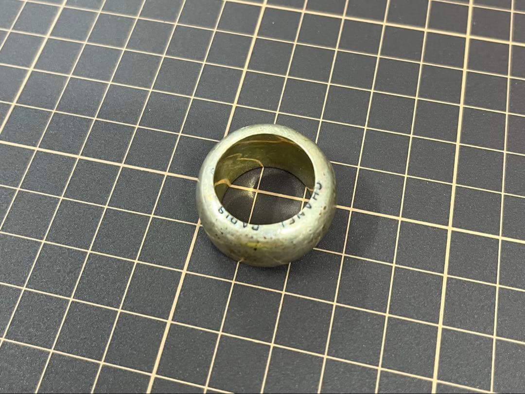 最重量級‼︎ CHANEL シルバーリング silver925 サイドロゴ