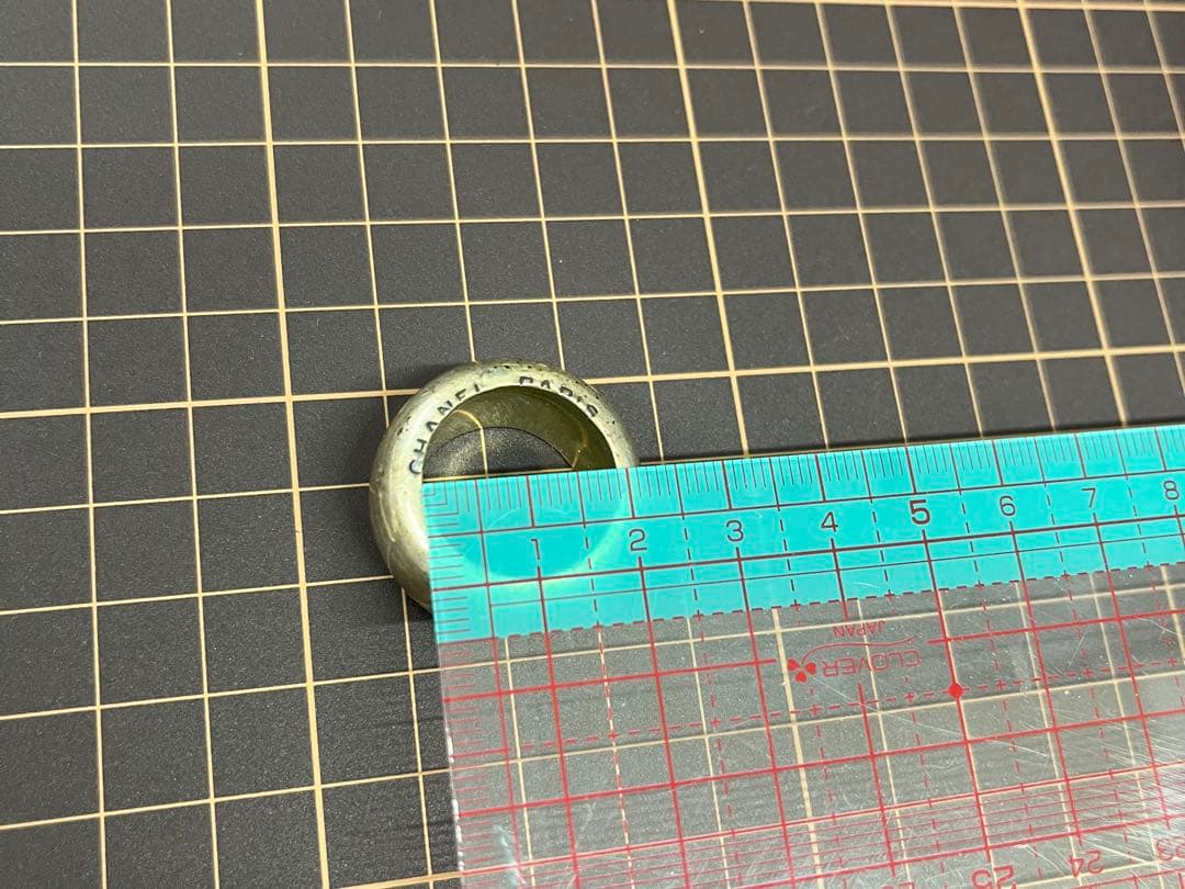 最重量級‼︎ CHANEL シルバーリング silver925 サイドロゴ