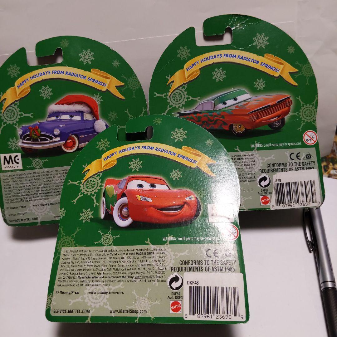 マテルカーズ3台セット　クリスマスバージョン