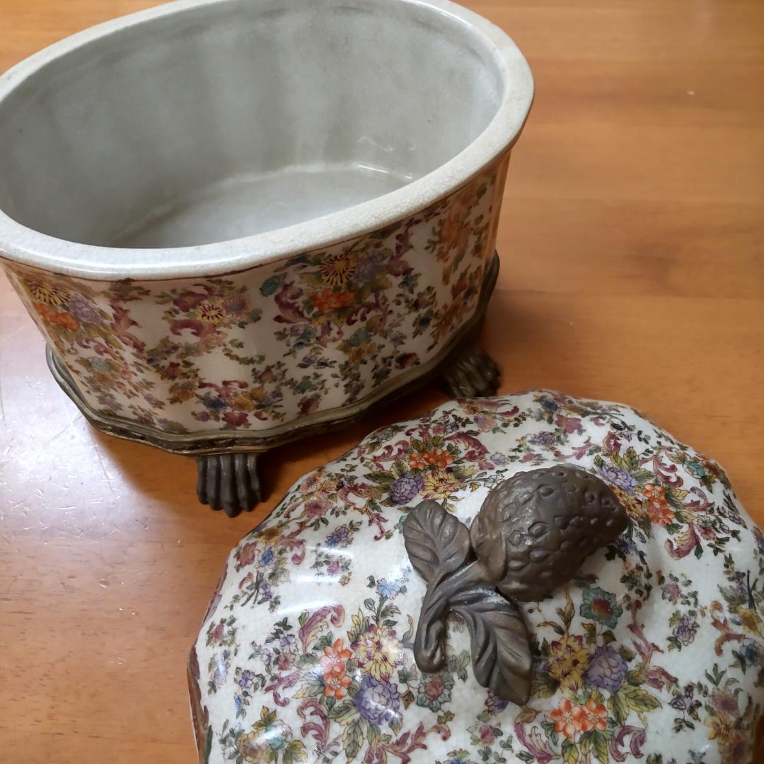 いちご シノワズリ ボックス オリエンタル インテリア アンティーク