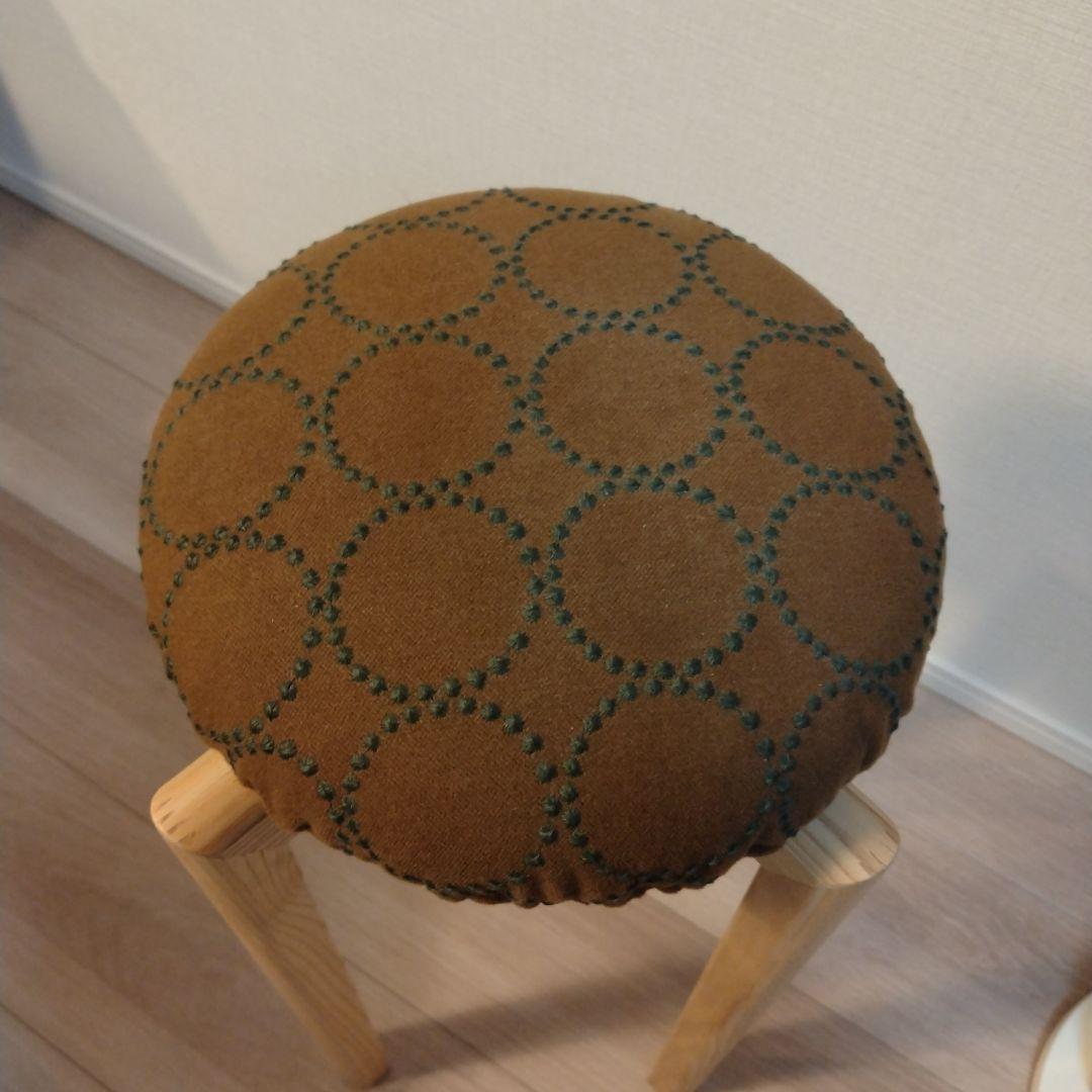 匠工芸　マッシュルームスツールSSとタンバリンシートカバーのセット