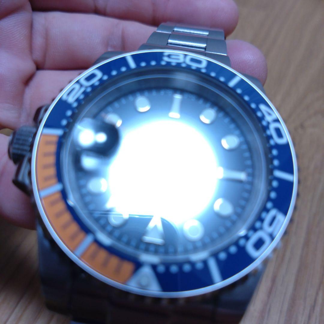 カスタム MOD NH35 バイカラーベゼル 自動巻き オリジナル