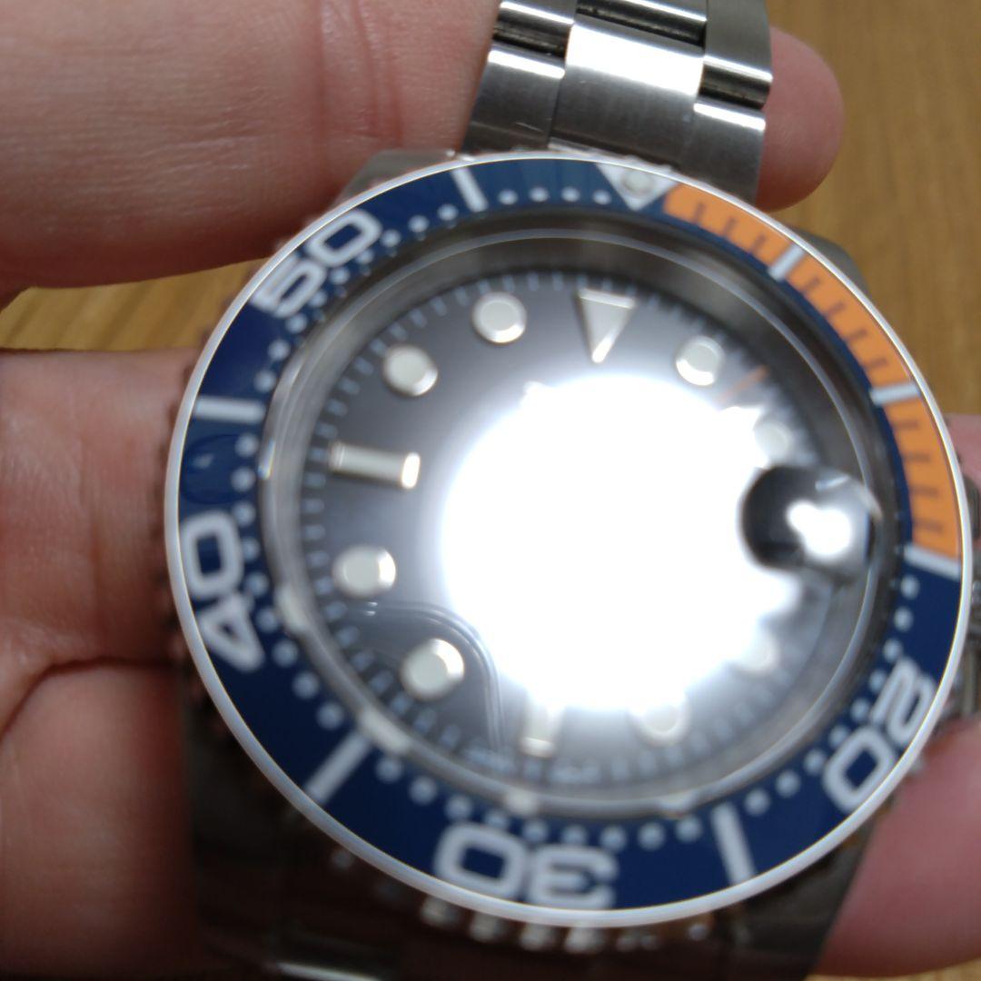 カスタム MOD NH35 バイカラーベゼル 自動巻き オリジナル