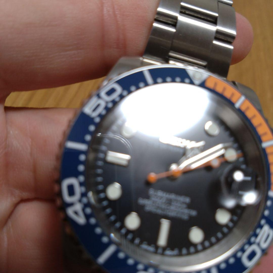 カスタム MOD NH35 バイカラーベゼル 自動巻き オリジナル