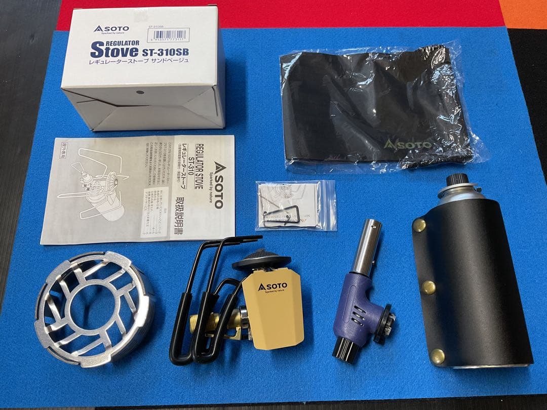 SOTOレギュレーターストーブST-310SBカラー装備品付き新品未使用未点火品