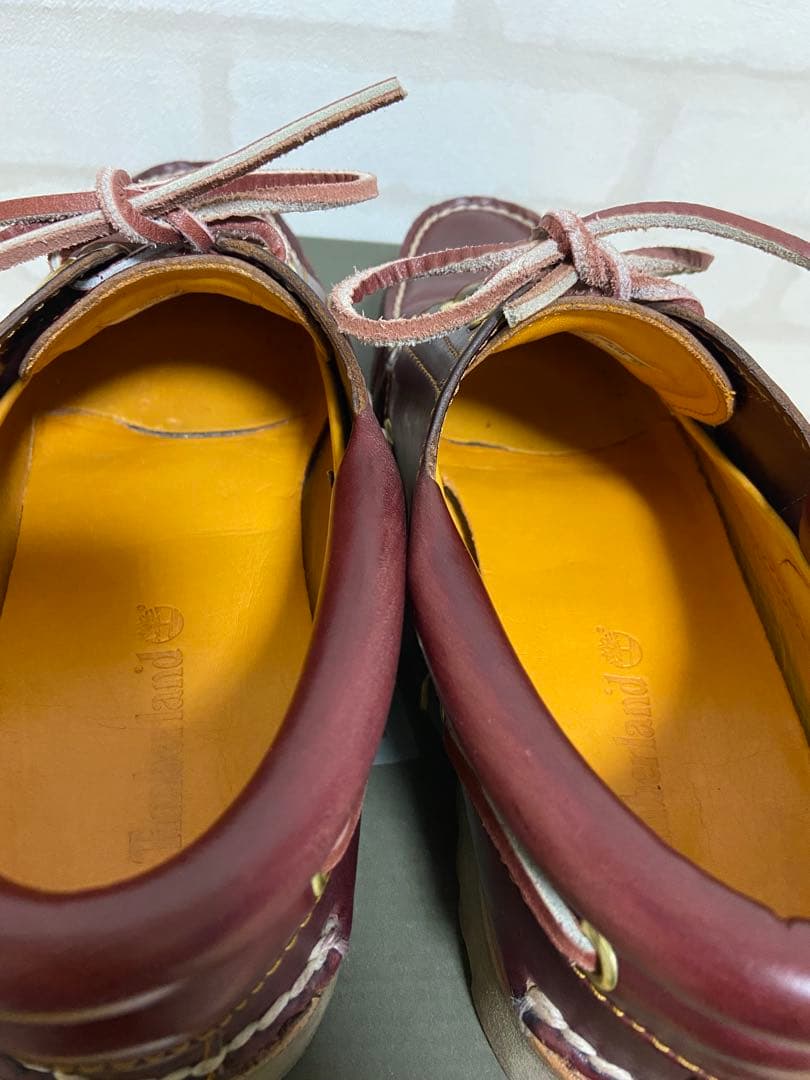 TIMBERLAND レザー デッキシューズ モカシン