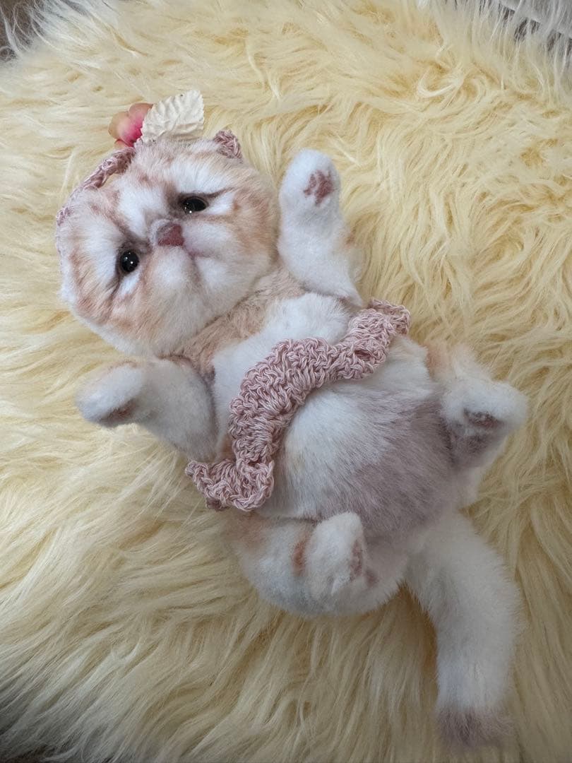 海外作家様作 猫の赤ちゃん アートドール