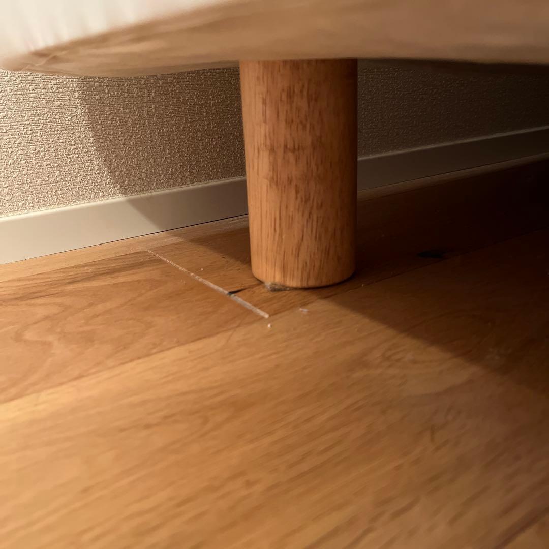 送料込み！ ニトリ スプリングマットレス 脚付 セミダブル