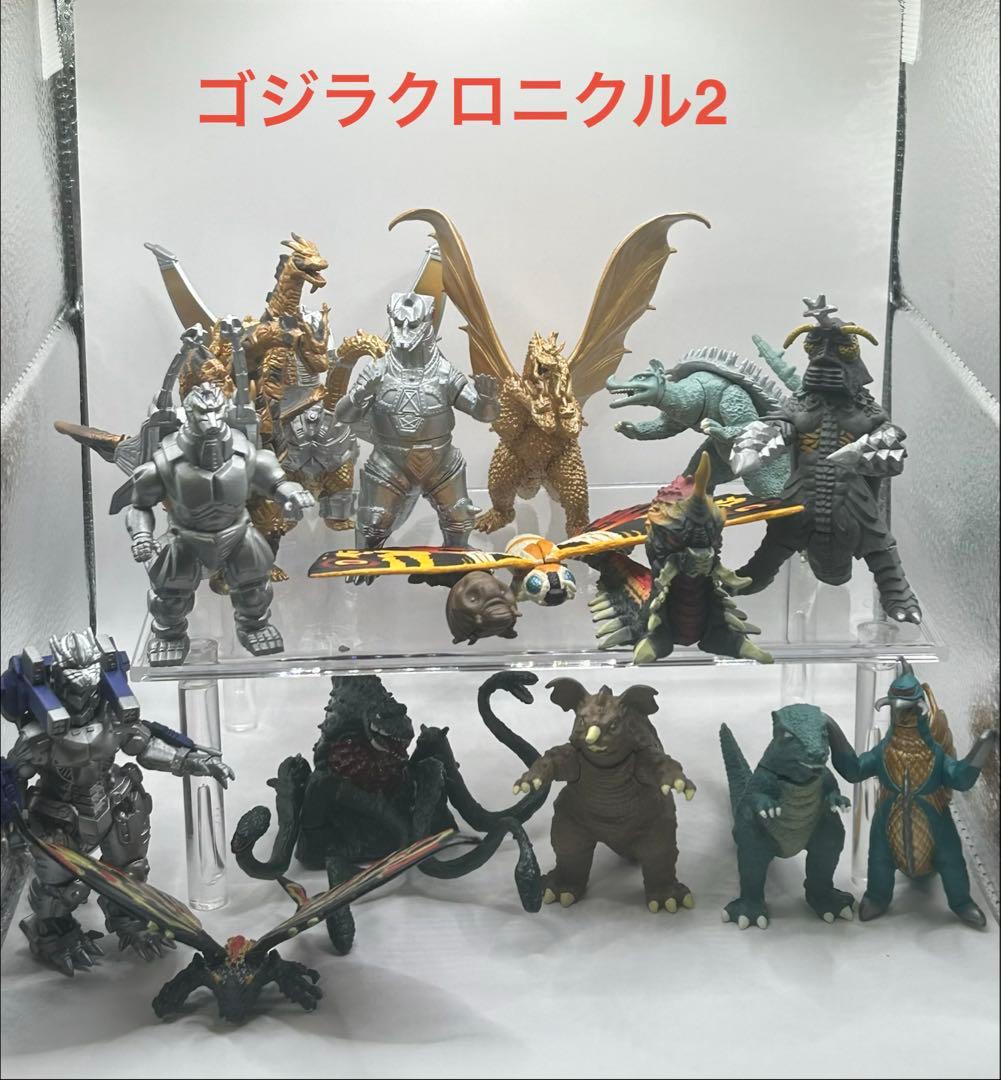 【希少】ゴジラクロニクル2&3 円谷英二セレクションフィギュア3点セット全29種