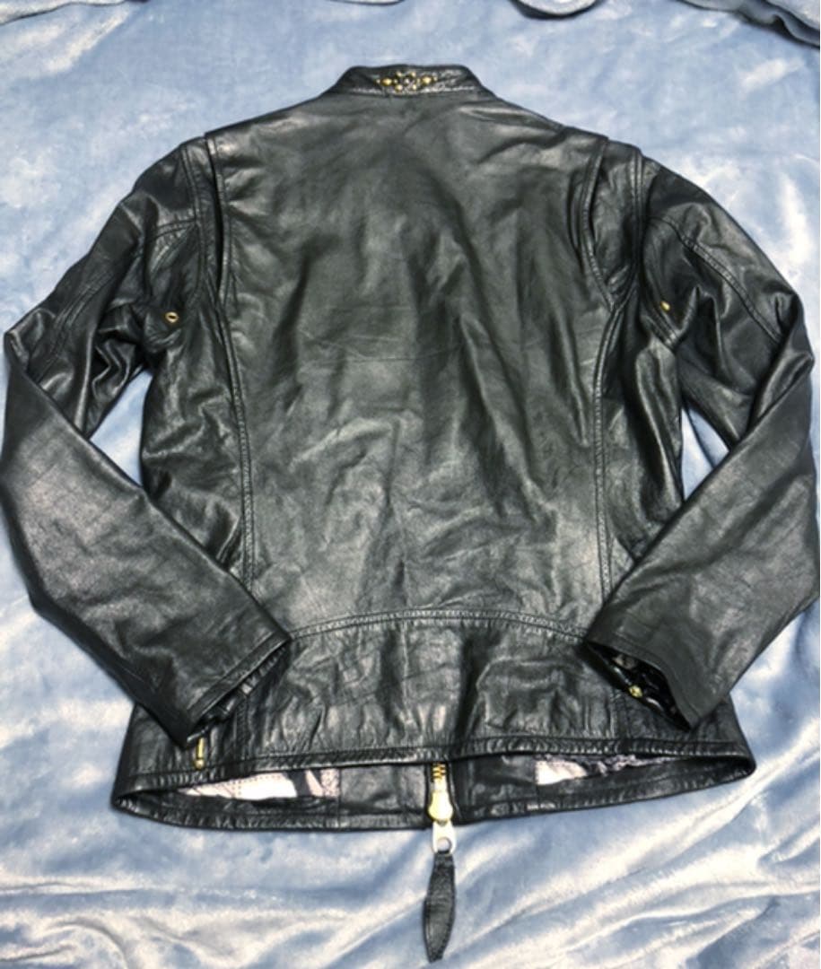 OF THE NEIGE STYLE☆本革ライダースジャケット/レザー/シングル