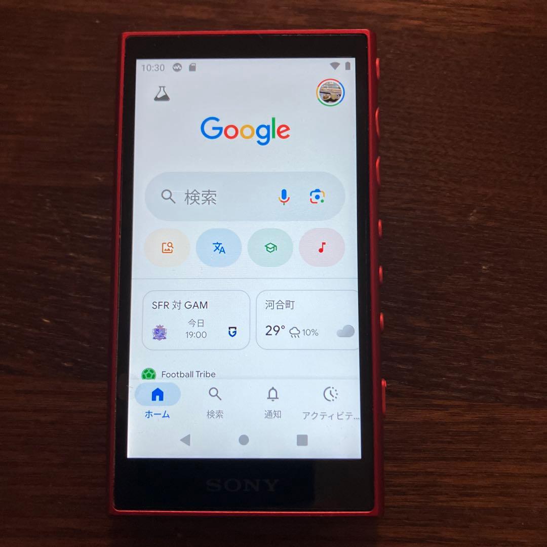 SONYウォークマン NW-A105 128GB micro SD付き 中古美品