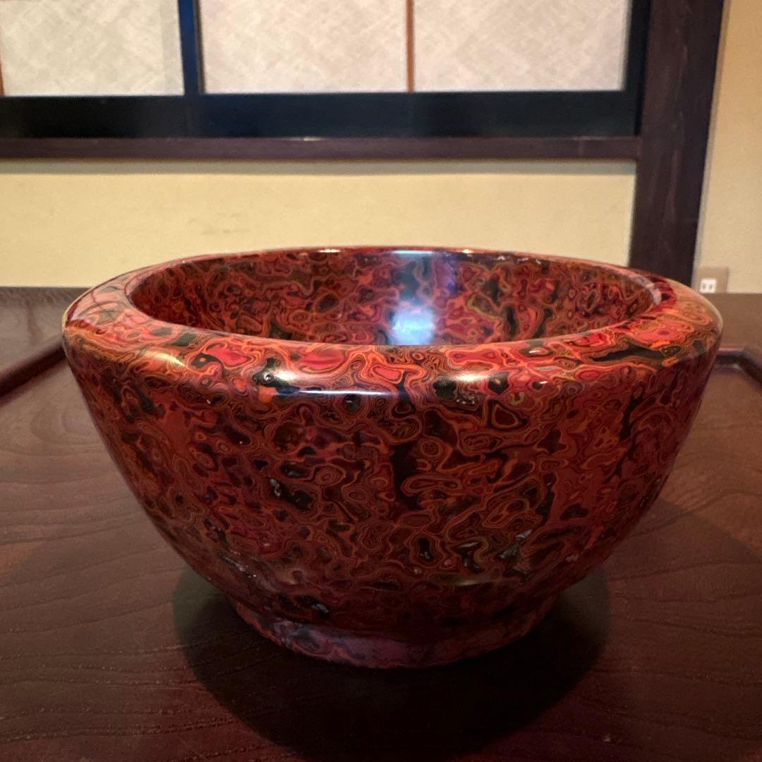 エガ　会津塗り　乾漆鉢　漆器　小鉢　菓子器　天然木　伝統工芸品　希少