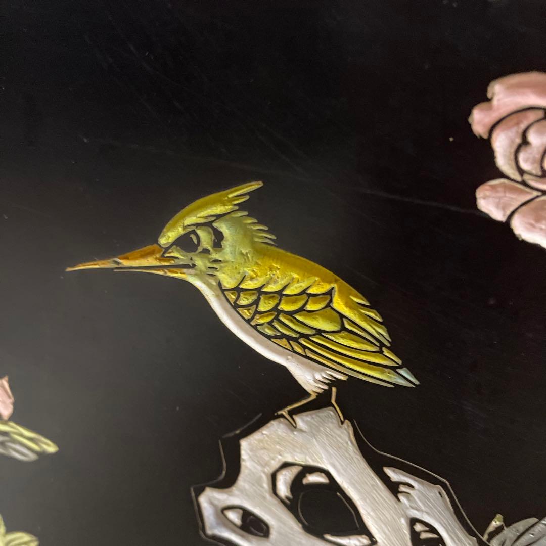 中国家具 キャビネット 花鳥図 ヴィンテージ チャイニーズ - メルカリ