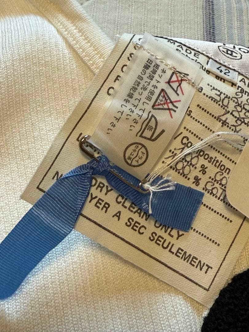 未使用タグ付　CHANEL貴重　デカココマーク　タンクトップ　フランス製