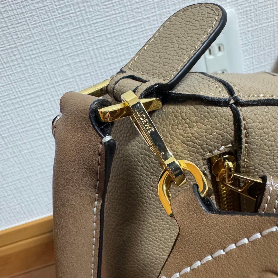 【並行輸入品】LOEWE パズルバッグ スモール ベージュ