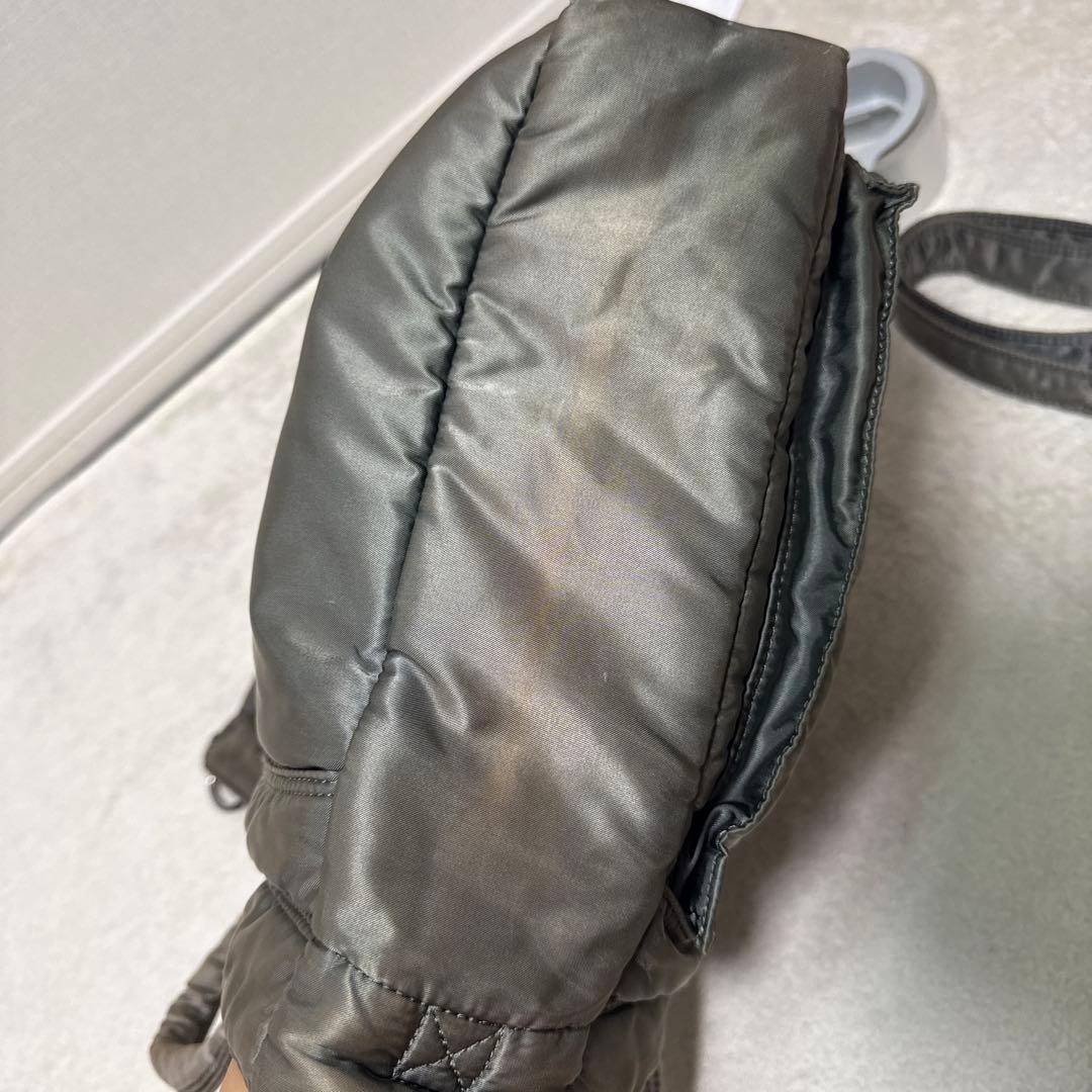 69 美品　ポーター　タンカー　ビジネスバッグ　2way グレー　シルバー