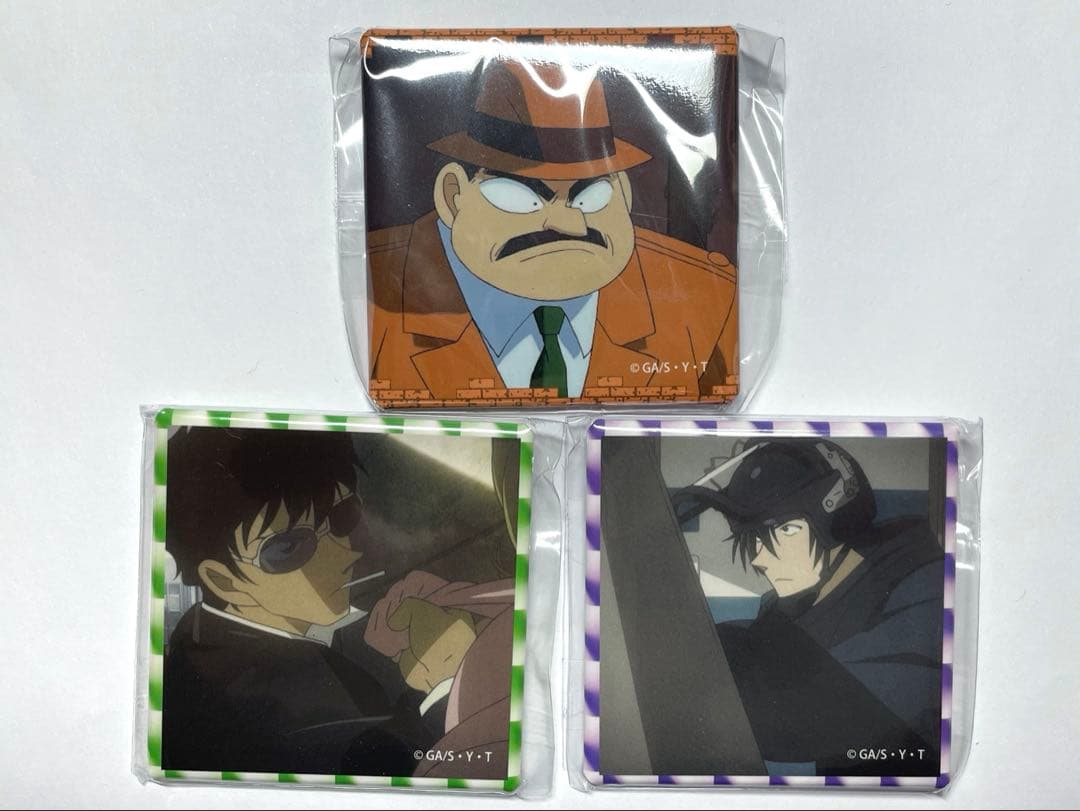 名探偵コナン コナンランド メモリアル缶バッジ 目暮警部 萩原研二