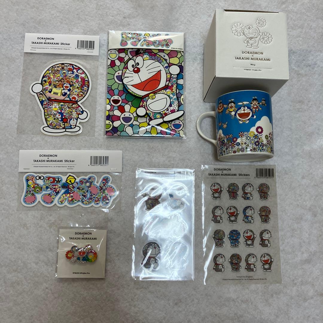 ドラえもん 村上隆　マグカップ　キーリング　ピンバッジ　ステッカー