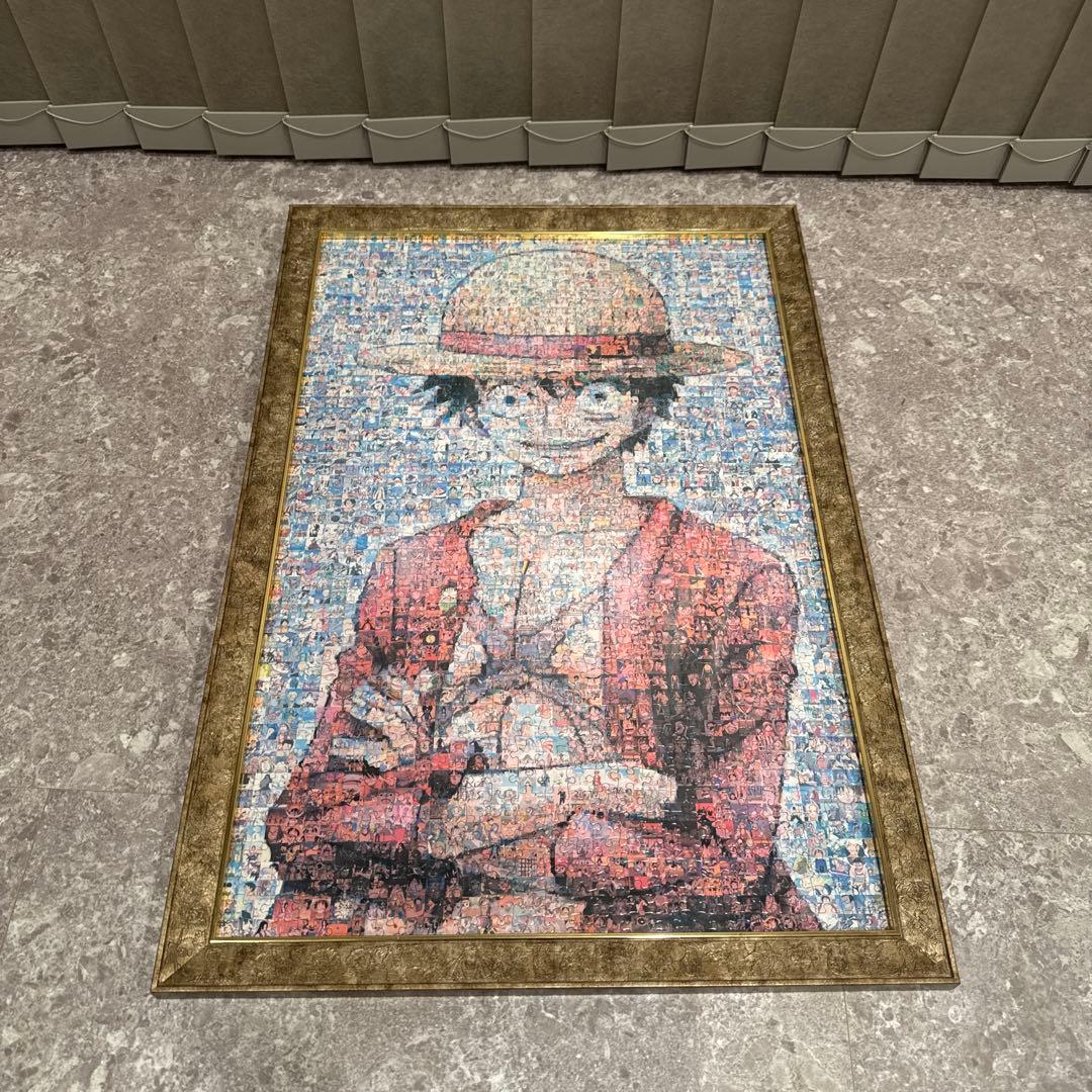 完成品】ワンピースパズル34個セット/アルティメット専用パネル付 完成