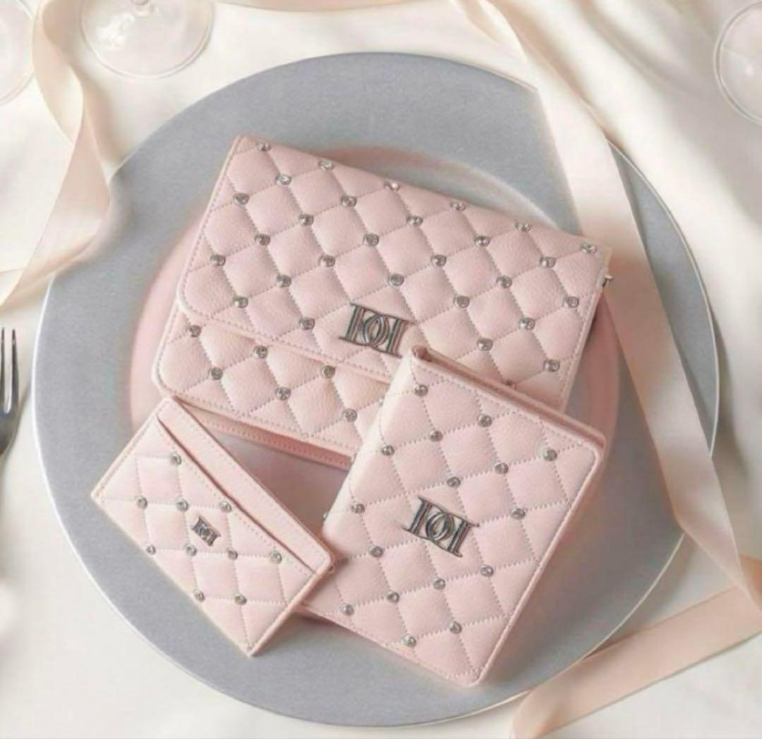 Darich ダーリッチ ノベルティ キルティング ショルダー バッグ ピンク