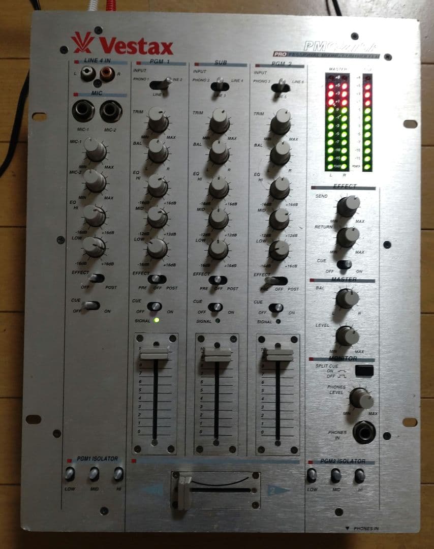 Vestax PVC-270A　動作確認済み　CHフェーダー（縦）新品交換済み Vestax PMC-270A DJ mixer | eBay