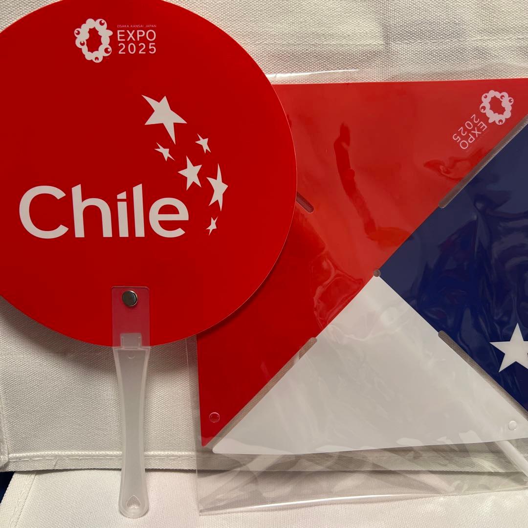 非売品EXPO チリ トートバック2種類 ノート 風車 うちわもセット