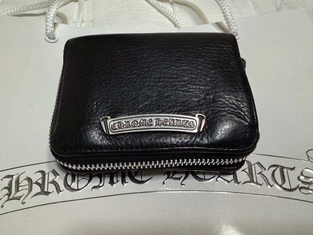 クロムハーツ　スクエアジップウォレット