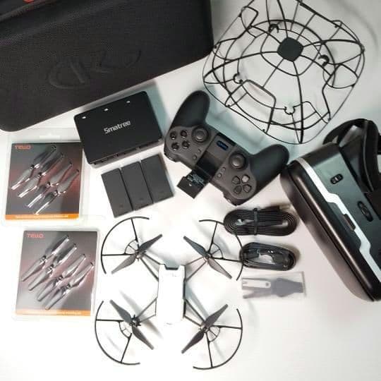 ドローン Tello 送信機 フルセット（VRゴーグル付き） - メルカリ