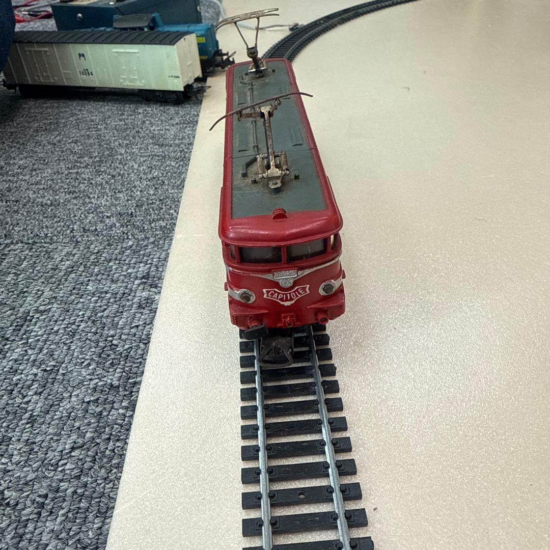 リマ製　赤い電気機関車 HOスケール パンタグラフ付き