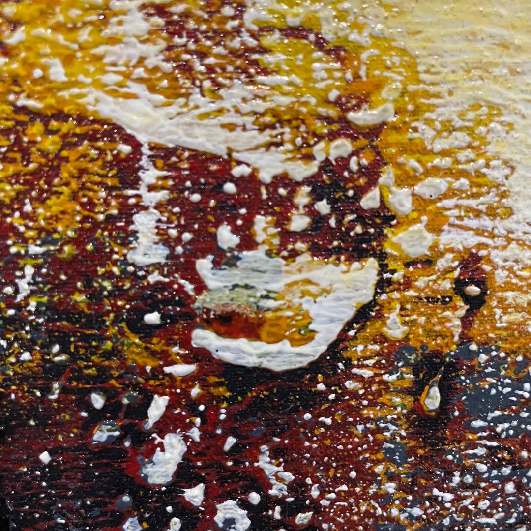 セール　モダンアート　インテリア　抽象画　油絵　アジアン　バリ　2枚