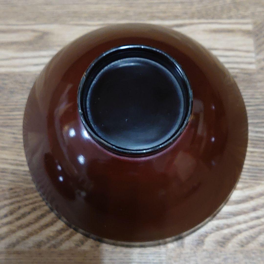 昔の吸物椀8客セット「あA14 漆器 蒔絵 千鳥 明治 大正 昭和 江戸骨董