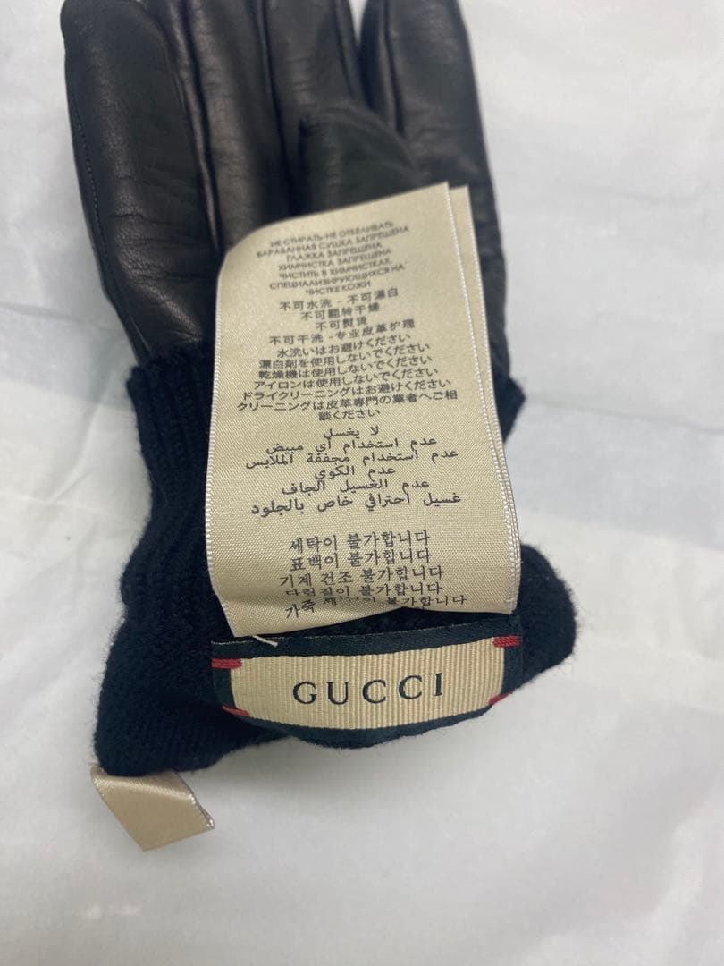 GUCCI グッチ グローブ ラムスキン ホースビット 手袋 GUCCI