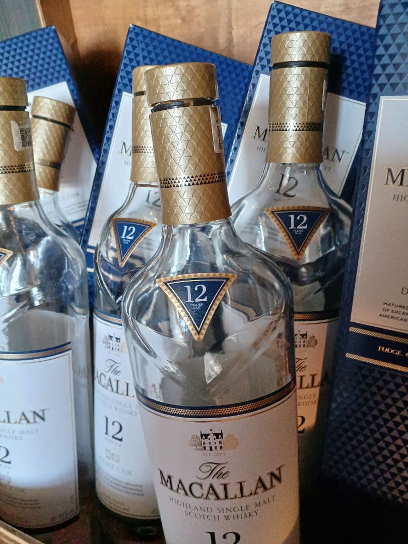 The Macallan 12年 空瓶 空箱 6本セット マッカラン