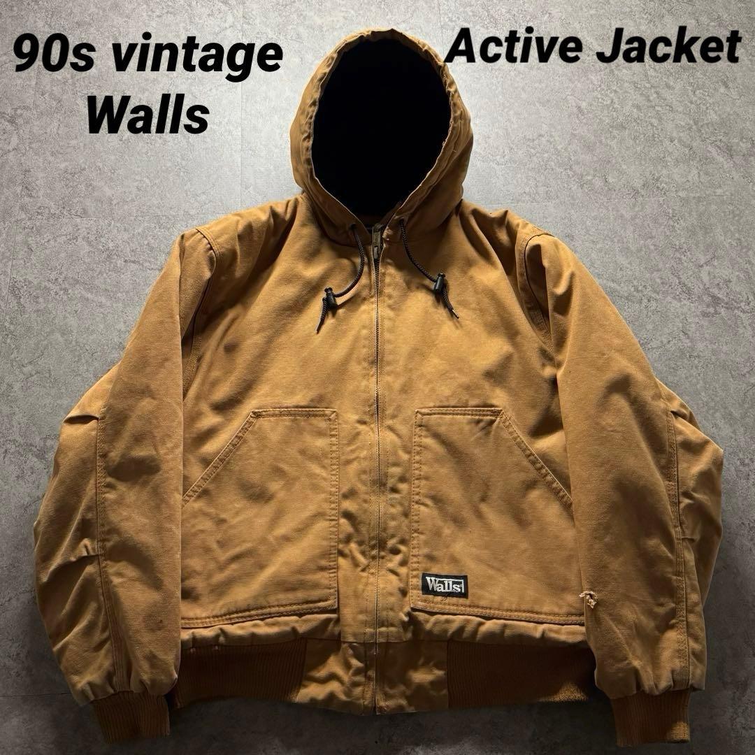 90s vintage】Walls アクティブジャケット M ダック生地