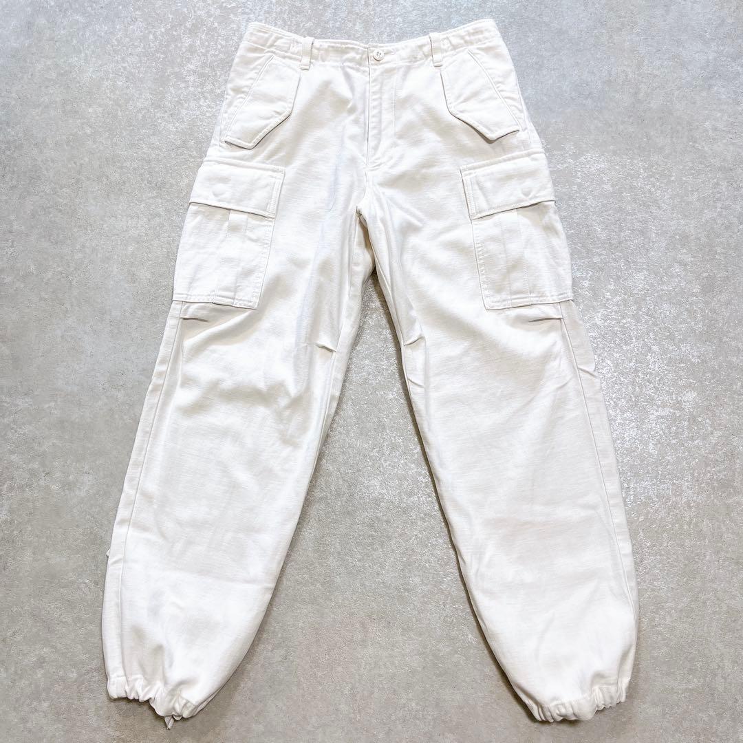 現行美品✨マディソンブルー カーゴパンツ ホワイト ゆったり 洗える 02