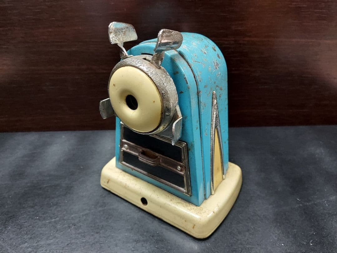 昭和レトロ鉛筆削り、日本文具、Japanese pencil 手動式鉛筆削り