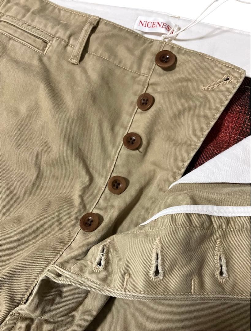 kink 【NICENESS】MALDOON /チノパン Lサイズ/日本製